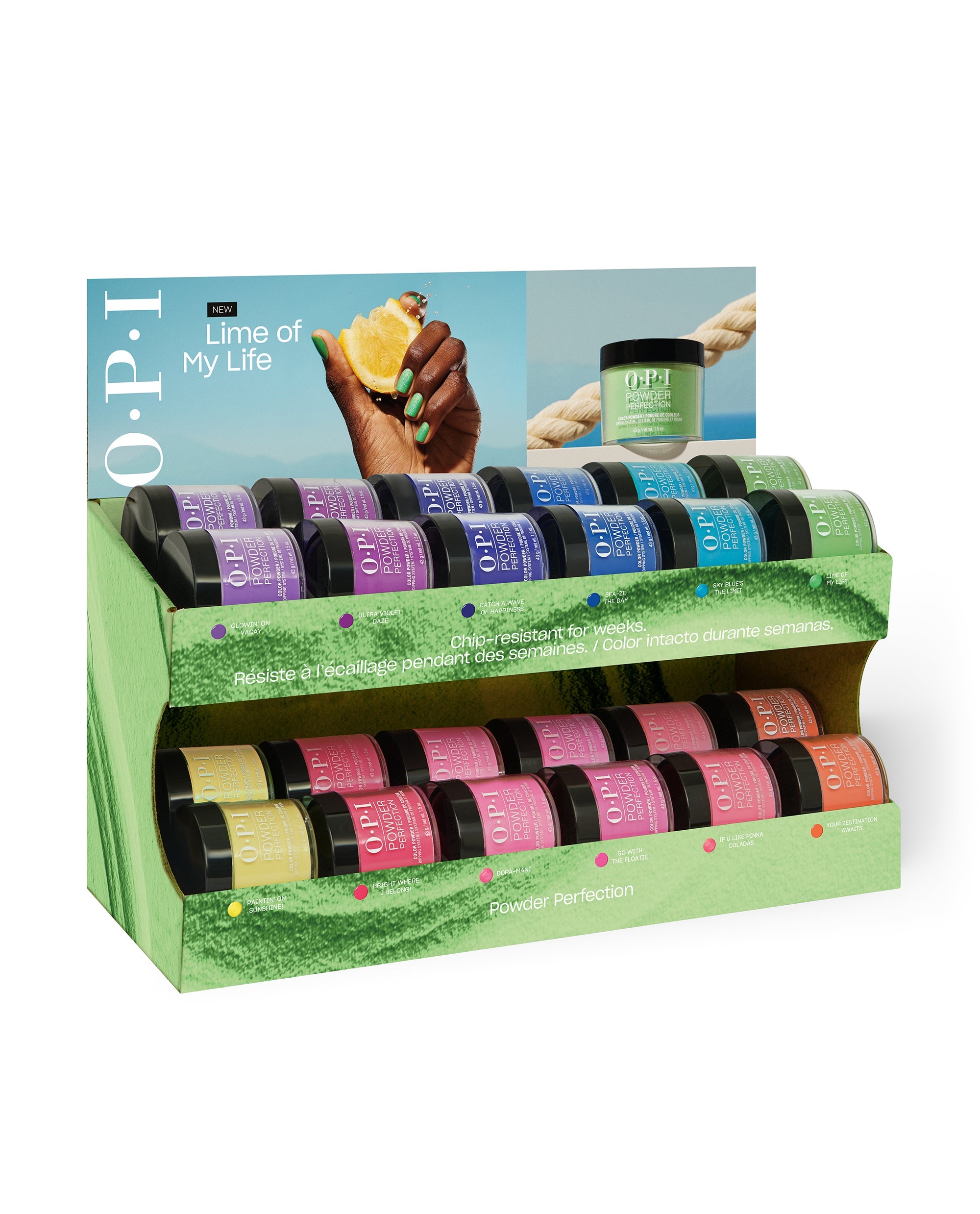 Summer ’26 Powder Perfection 24pc Chipboard Display