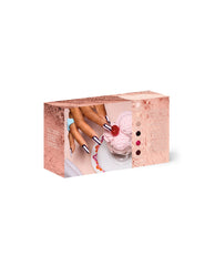 OPI Fall '26 Powder Perfection 6PC Trial Kit #1 box shows dipping powder shade swatches and a manicure holding a cherry over pink ice cream on a white background.