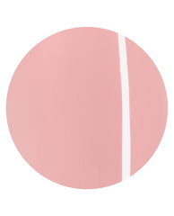 Totally Pressed xPRESS/ON Iconic Shades (Long) artificial nail swatch showing a glossy soft blush pink color with a narrow white stripe accent, ideal for an OPI nail polish gift set or press-on manicure look.