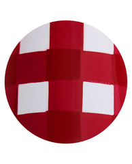 Big Apple Pie Sticking Point artificial nail swatch displays glossy deep red OPI trending press-on nail shades arranged in a circular close-up on a white background.