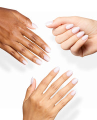 French Silk Milky Pink French Tip Press-On Nails Mani