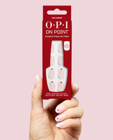 Mon Cherry French Tip Press-On Nails Hand and Product
