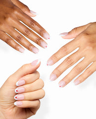 Mon Cherry French Tip Press-On Nails Mani