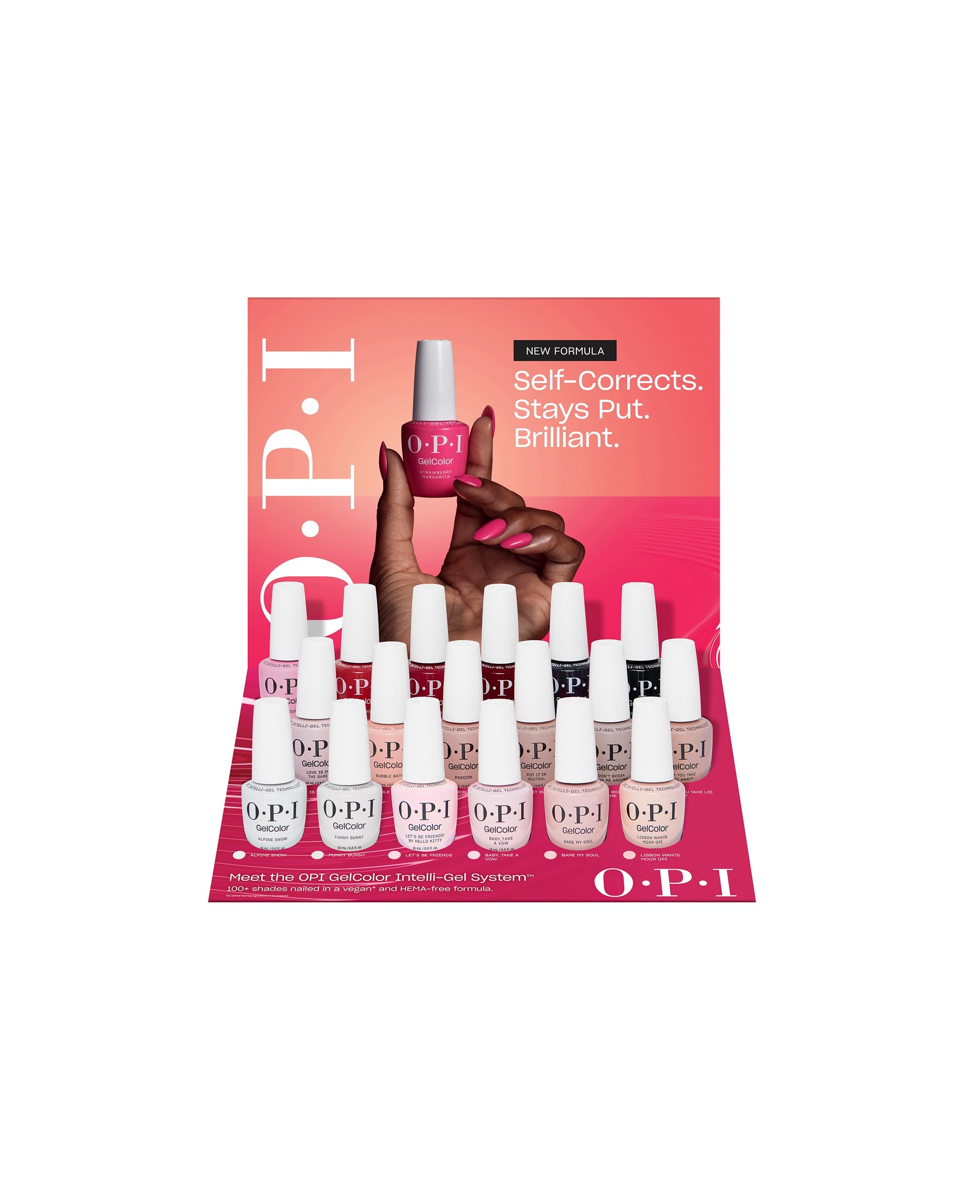 OPI GelColor TruColor 18pc Chipboard Display