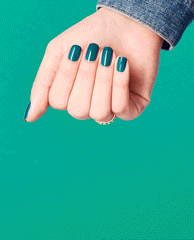 OPI AmazON...AmazOFF Green Nail Polish GIF