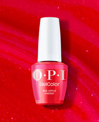 Big Apple Energy Shimmery Red Gel Nail Polish