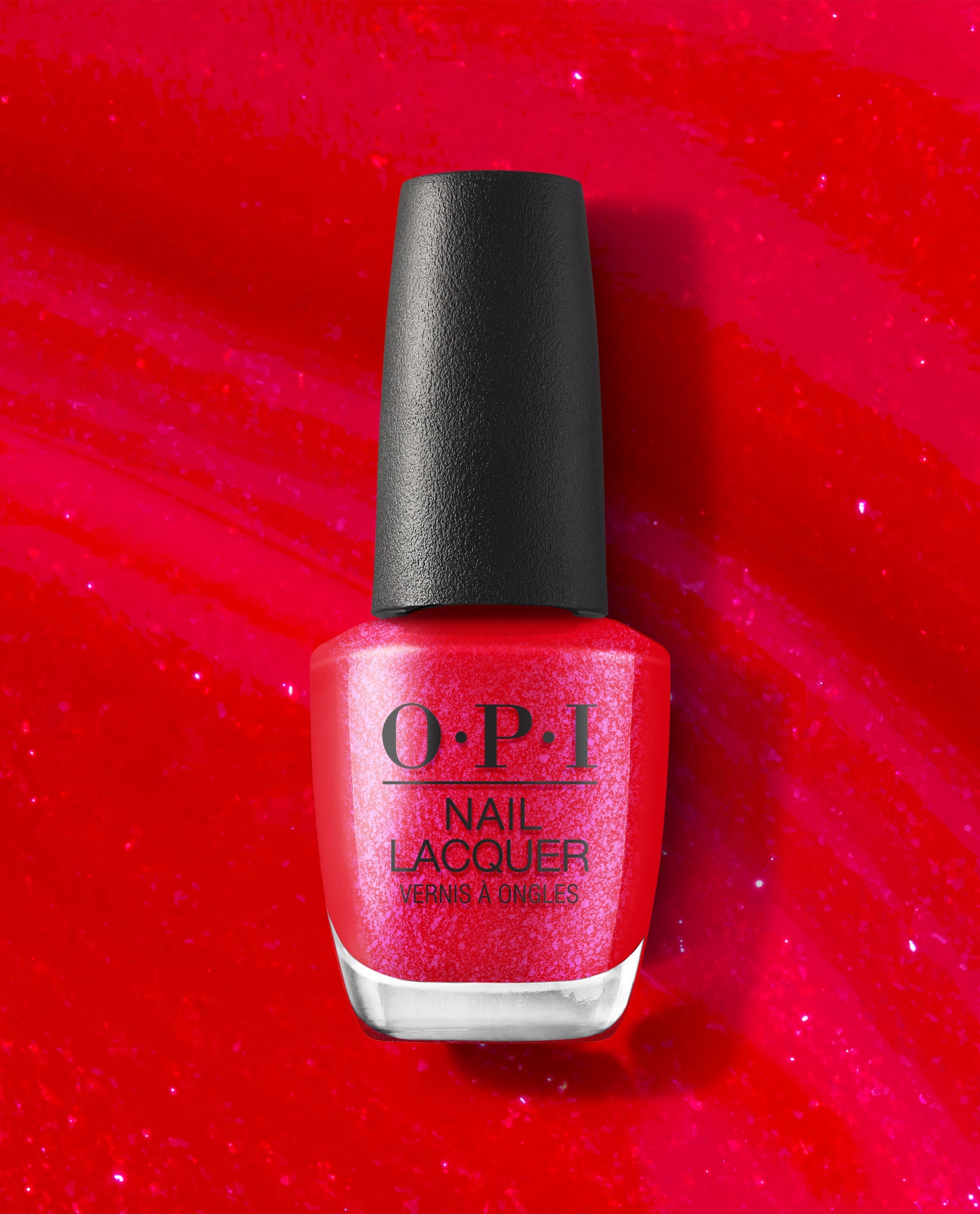Big Apple Energy Shimmery Red Nail Polish