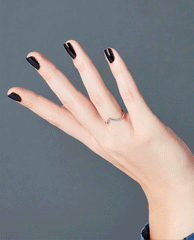 OPI Black Onyx Black Gel Nail Polish GIF