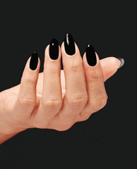 OPI Black Onyx Long-lasting Nail Polish GIF