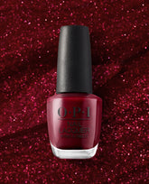 OPI Bogotá Blackberry Red Nail Polish