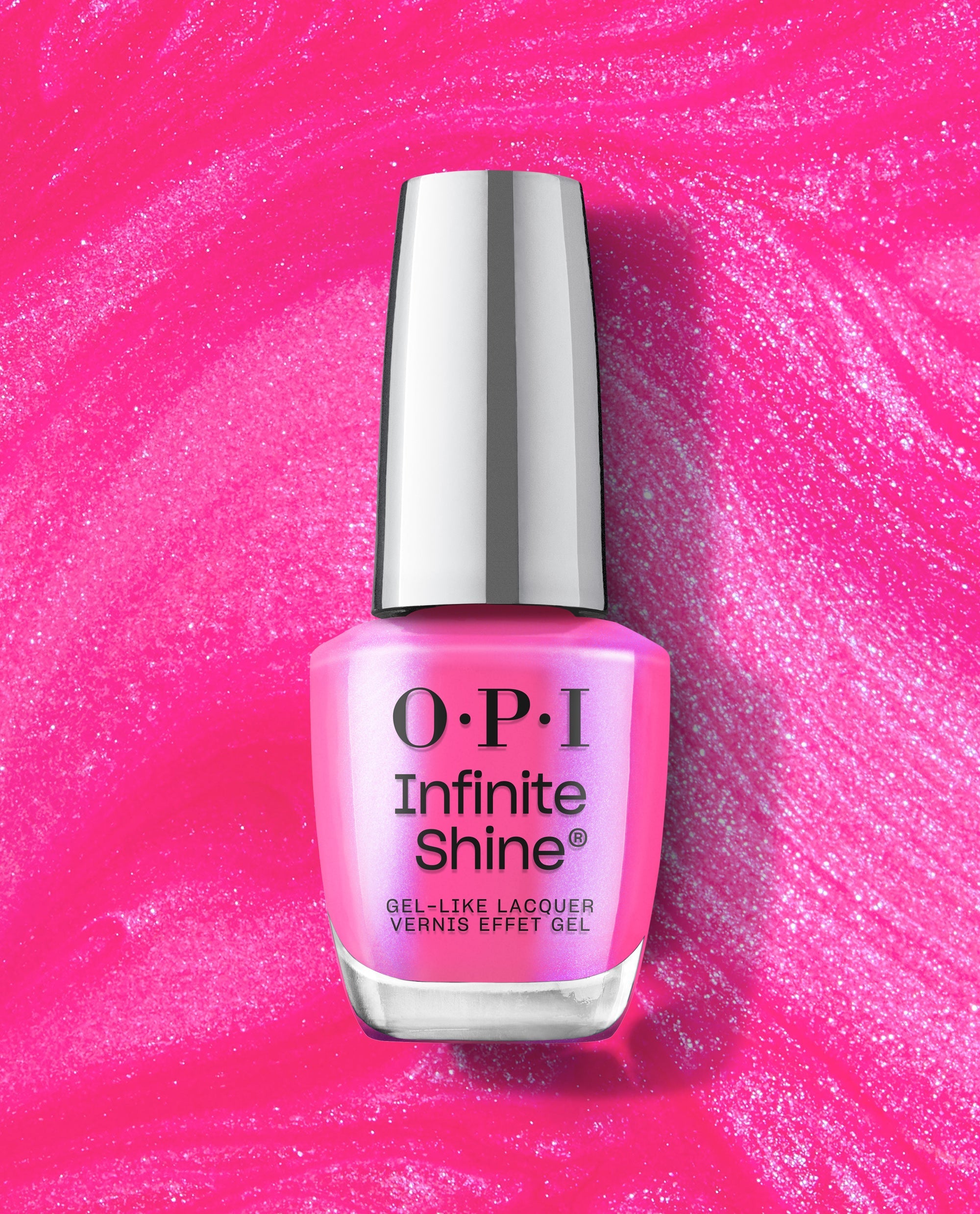 Brighter Daze Ahead Bright Pink Shimmer Long Lasting Nail Polish