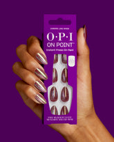 Chrome Like Whoa Press-on Nails Hand and Pack