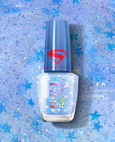 Cosmic Chic Light Purple Glitter Quick-Dry Nail Polish
