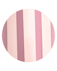 Drop a Pinstripe Sticking Point nail art shows vertical mauve, blush pink, and cream pinstripes in a circular swatch, a soft OPI fall nail colors design.