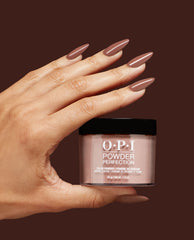 Espresso Your Inner Self Brown Dipping Powder Hand and Jar