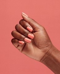 Flex on the Beach - Bold Coral Crème Dip Powders Hand and Jar