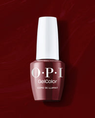 OPI Como se Llama? Red Gel Nail Polish