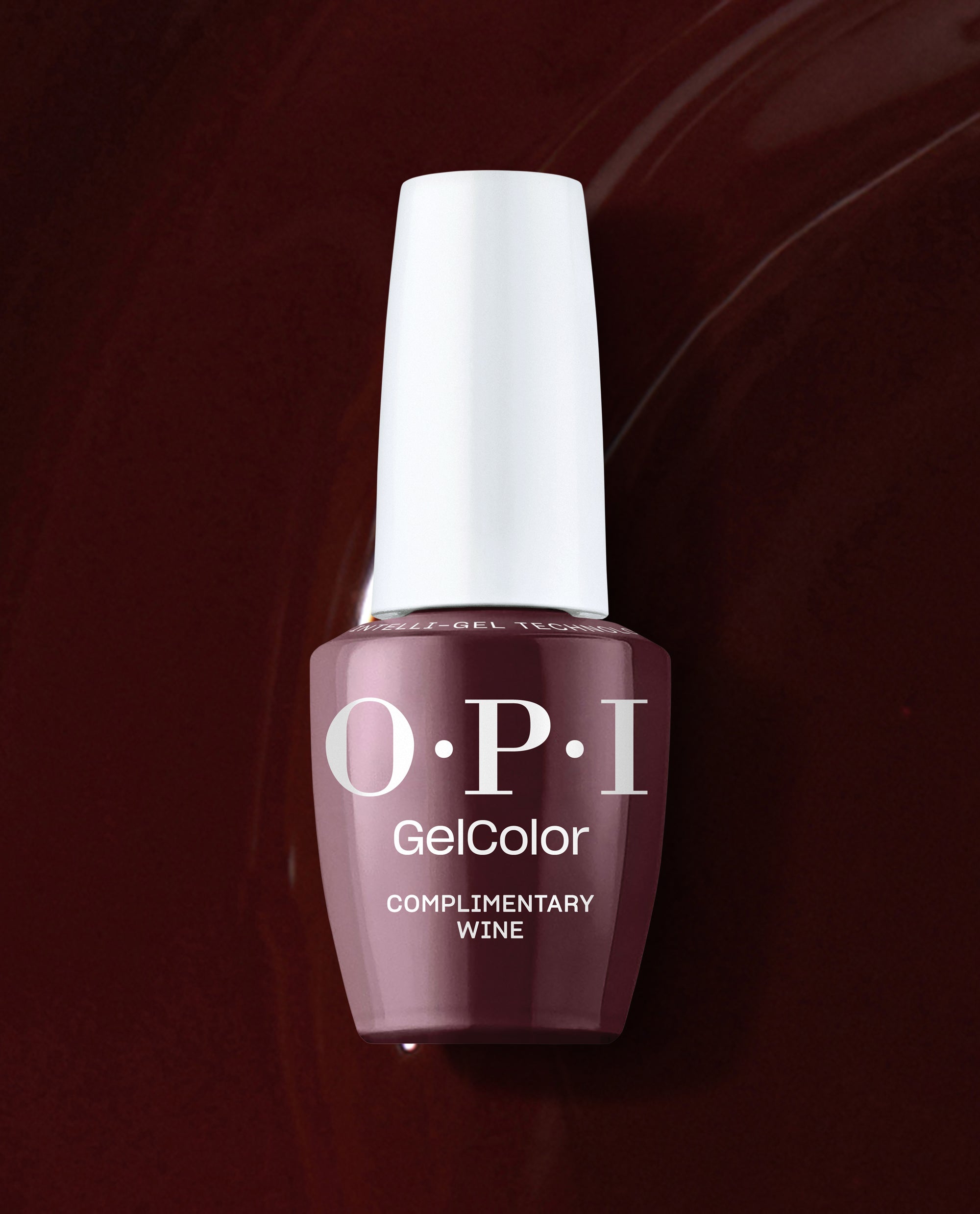 OPI Complimentary Wine Red Gel Nail Polish