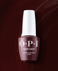 OPI Complimentary Wine Red Gel Nail Polish