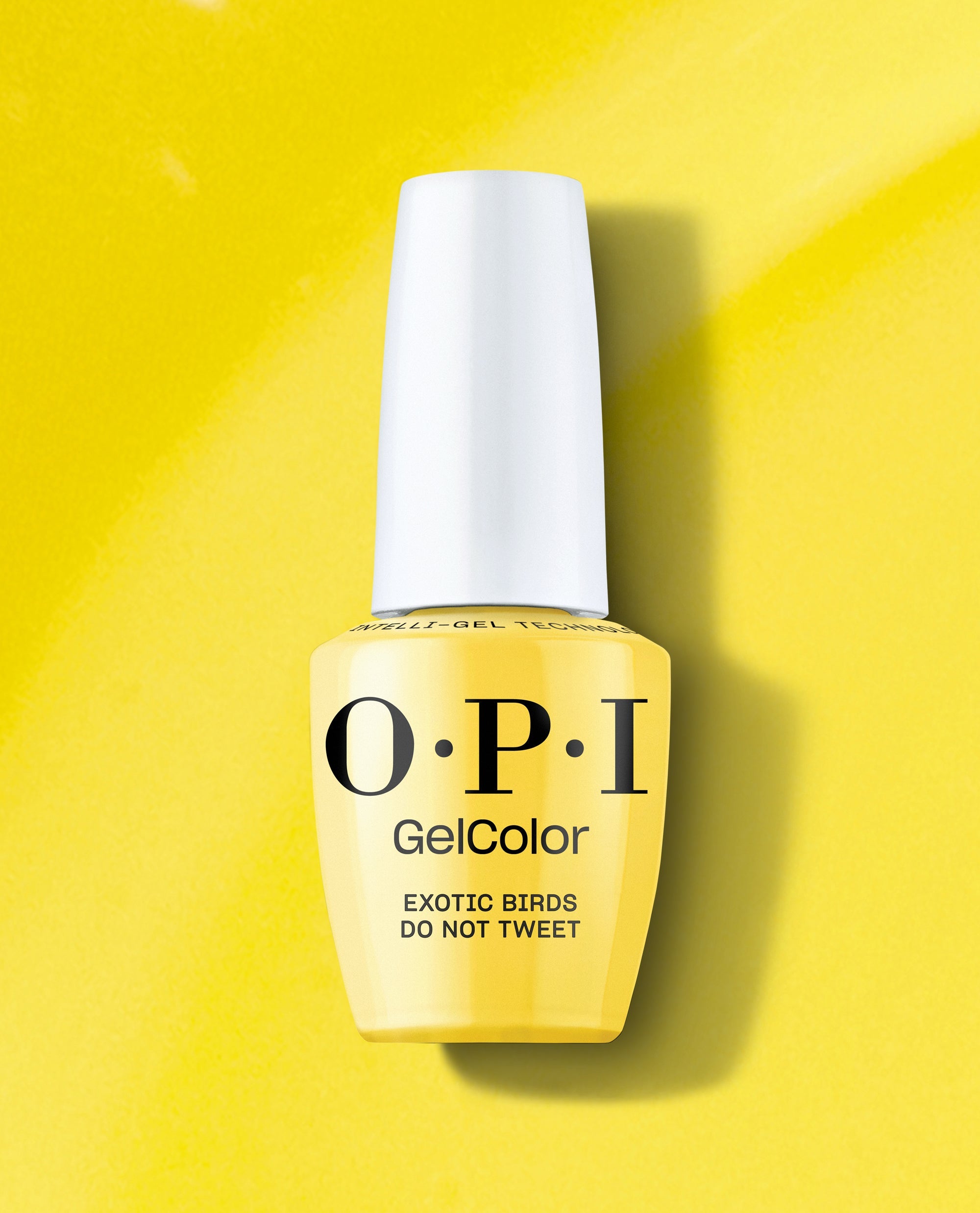 OPI Exotic Birds Do Not Tweet Yellow Gel Nail Polish