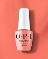 OPI Flex on the Beach Orange Gel Nail Polish
