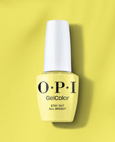 OPI Stay Out All Bright Yellow Gel Nail Polish