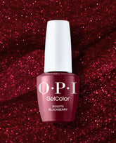 OPI Bogotá Blackberry Red Gel Nail Polish