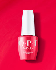 OPI My Chihuahua Bites! Red Gel Nail Polish