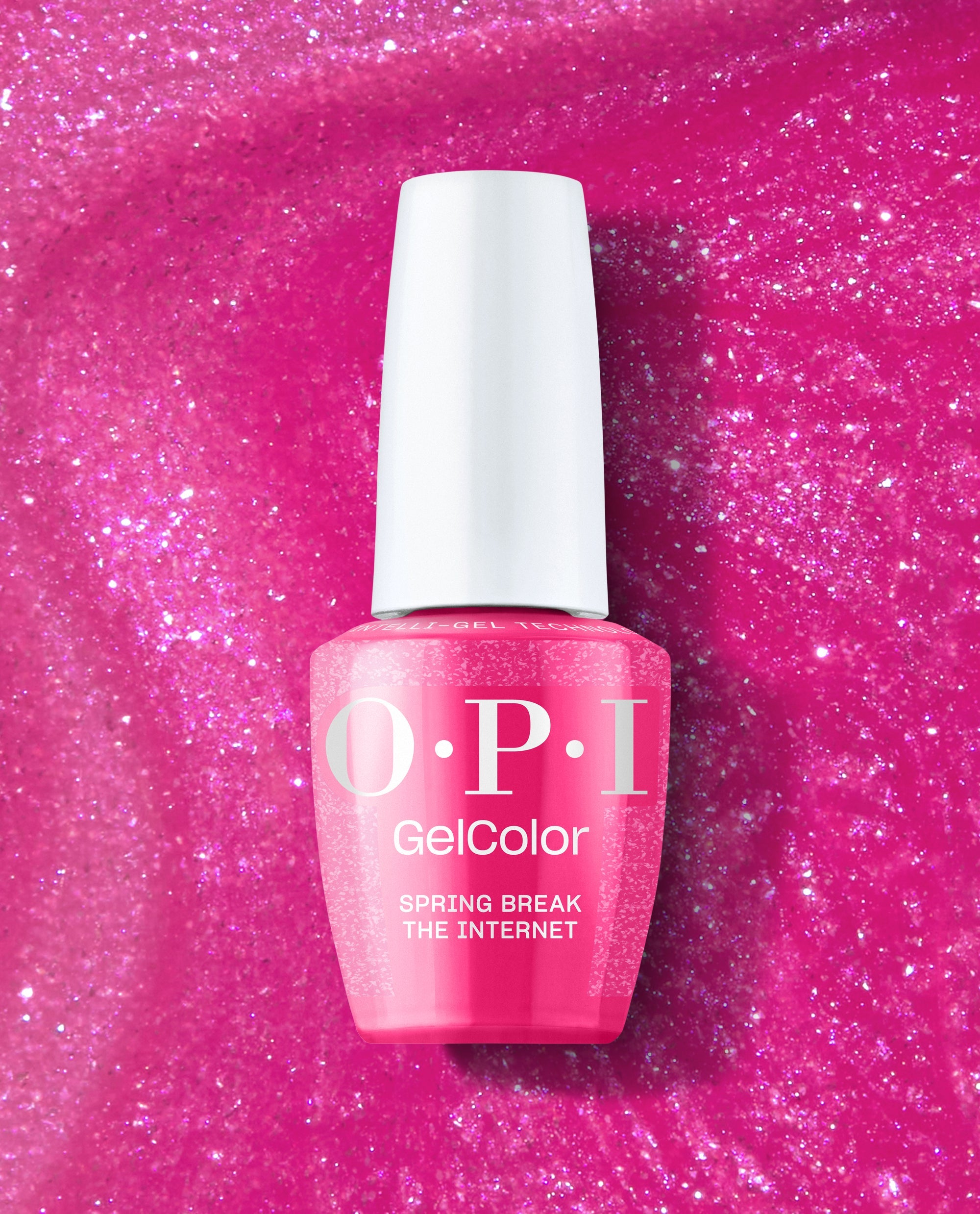 OPI Spring Break the Internet Shimmery Pink Gel Nail Polish