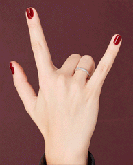 OPI Got the Blues for Red Nail Polish GIF