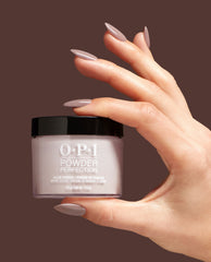 Icelanded a Bottle of OPI Brown Dipping Powder Hand and Jar