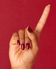 OPI I'm Not Really a Waitress Red Dipping Powder GIF