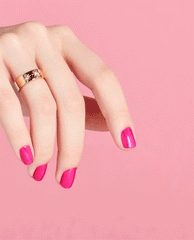OPI La Paz-itively Hot Pink Nail Polish GIF