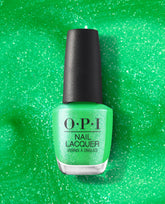 Lime of My Life Green Shimmer Nail Polish