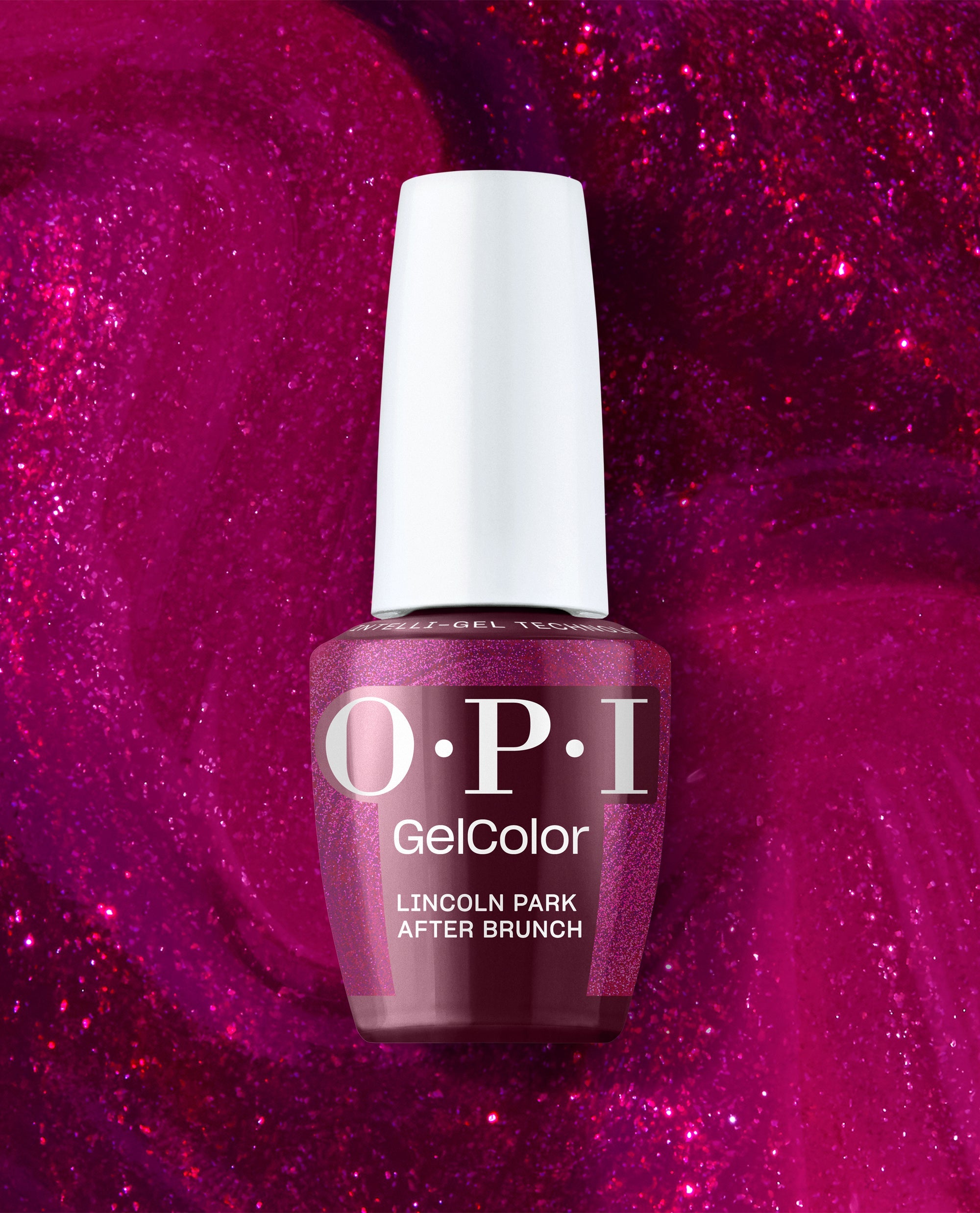 Lincoln Park After Brunch Shimmery Purple Gel Nail Polish
