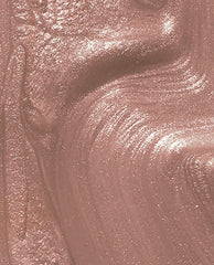 Metallic Composition OPI nail polish nail lacquer swatch showing a smooth, rose-gold metallic finish with fine shimmer and subtle brush strokes in a close-up texture view.