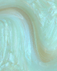 Moon Gleam Pearly Blue Glaze Nail Polish Topper Swatch