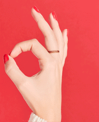 OPI My Chihuahua Bites! Red Gel Nail Polish GIF