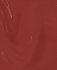 OPI Nail Prep Rally Infinite Shine nail polish swatch showing a glossy warm brick-red shade, a rich choice for fall nail colors.