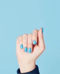 OPI No Room for the Blues Blue Nail Polish GIF