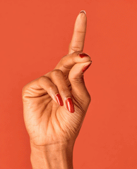 OPI Now Museum, Now You Don't Red Nail Polish GIF