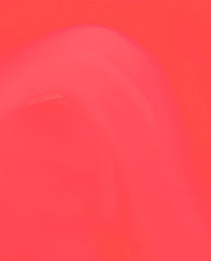 OPI Pack a Cherry-on Bag Infinite Shine shows a glossy trending cherry-coral nail polish swatch with a smooth, high-shine finish on a bright red-pink background.