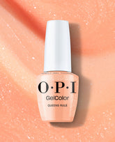 Queens Rule Peach Shimmer Gel Nail Polish