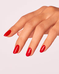 OPI Red Heads Ahead Red Dipping Powder Mani