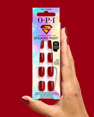 Red-y to Argo Sparkly Red Press-On Nails