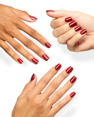 Red-y to Argo Sparkly Red Press-On Nails Mani