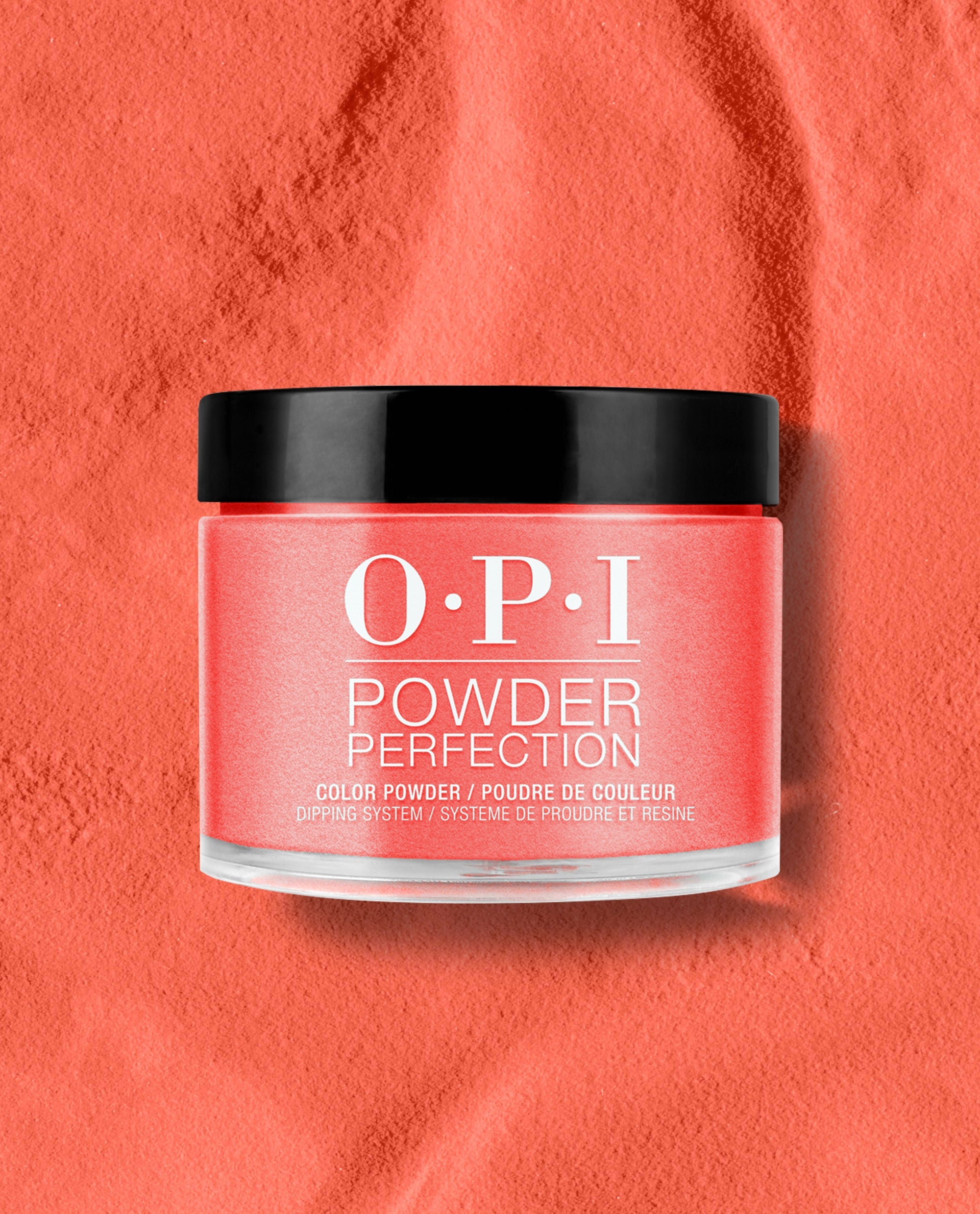 OPI Rust & Relaxation Red Dipping Powder