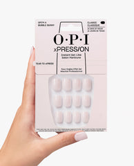 OPI'm a Bubble Bunny Hand and Product
