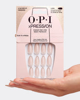 A Sliver of Paradise Press-On Nails Hand and Product