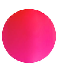 Squeeze the Day OPI xPRESS/ON artificial nail swatch displays a trending bright coral-red to hot pink shade on a clean white background.